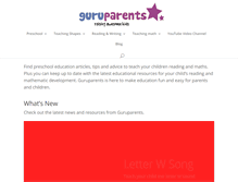 Tablet Screenshot of guruparents.com